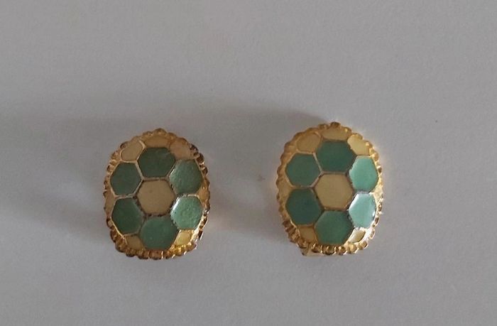 Boucles d'oreilles vintage à clip