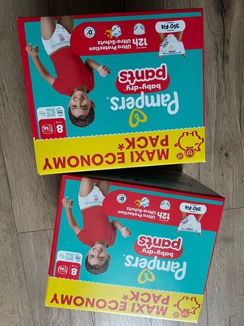 Couches Pampers pants 