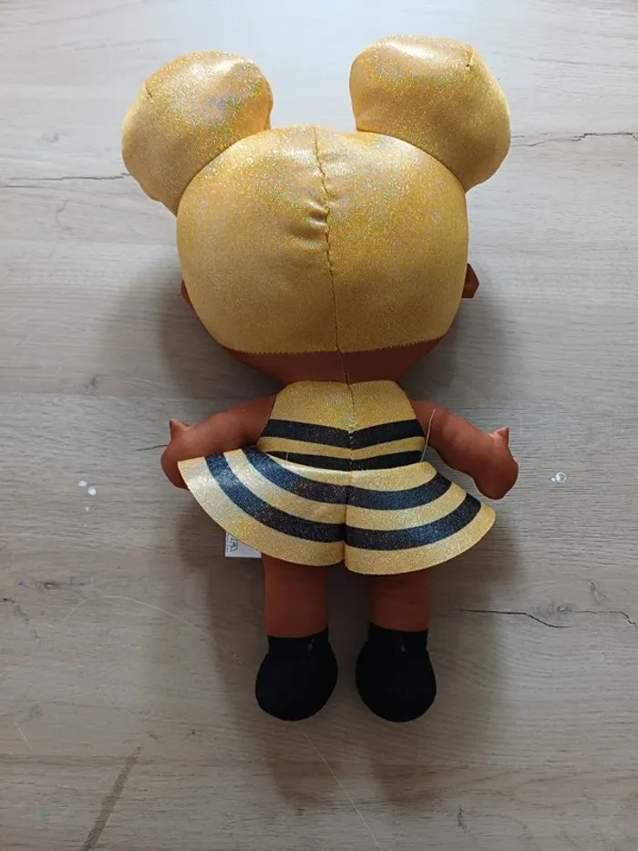 Peluche poupée LOL doré - photo numéro 2