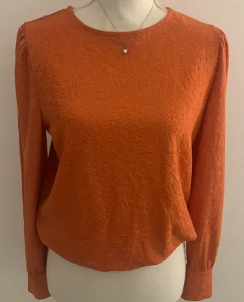 Blouse Cache Cache - Orange “Autumn Sunset”