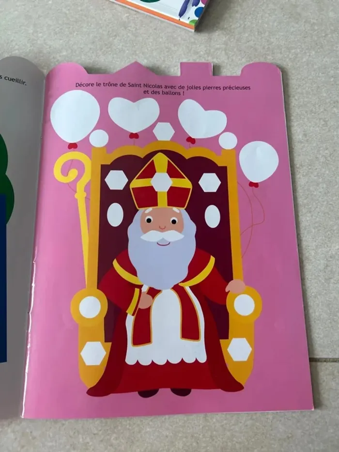 Livre Gommettes en folie Saint Nicolas - photo numéro 6