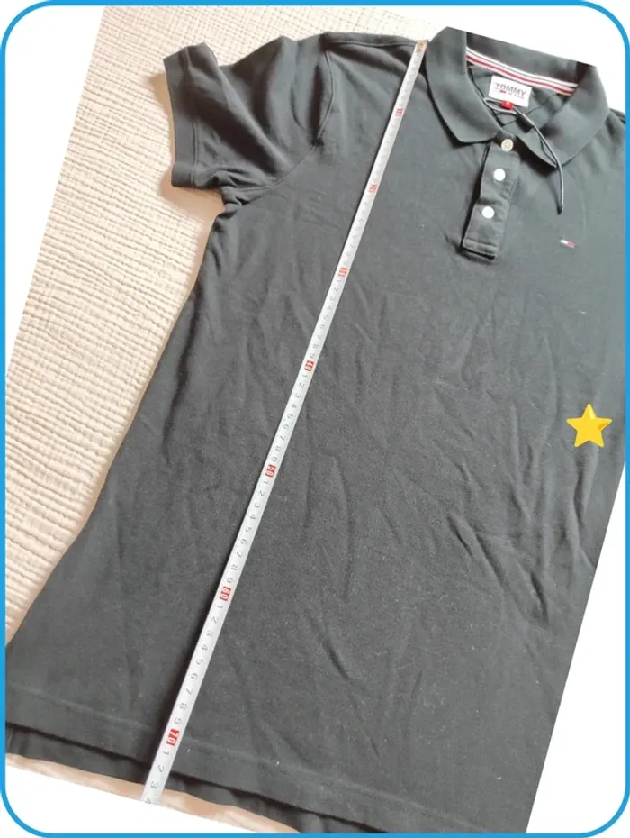 Polo noir / homme / tommy jeans/ M - photo numéro 6