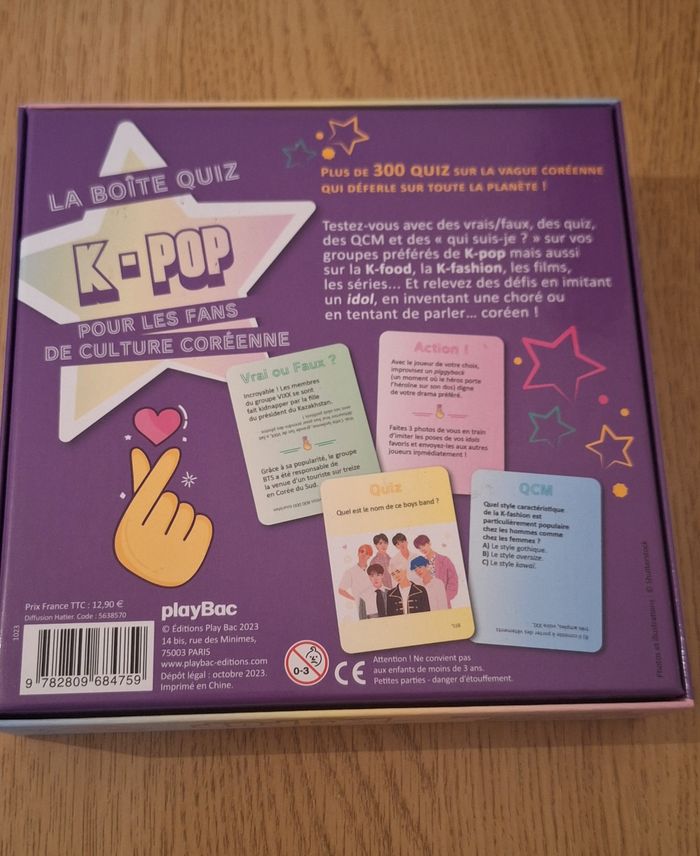 Jeu quiz K-Pop - photo numéro 2