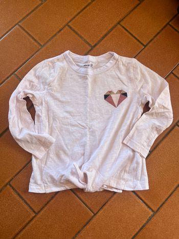 T shirt rose fille