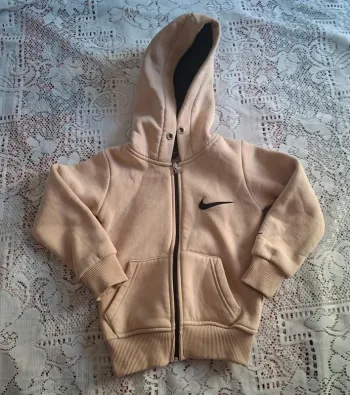 Sweat à capuche Nike beige bébé 18-24 mois (86-92cm) - Quasi neuf