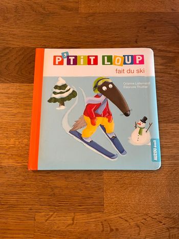 Livre P’tit Loup fait du ski