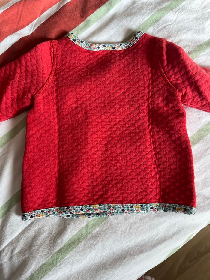 Gilet sergent major 18mois rouge-Liberty - photo numéro 5