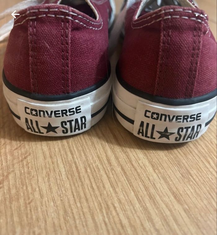 Converses bordeaux taille 36 - photo numéro 2