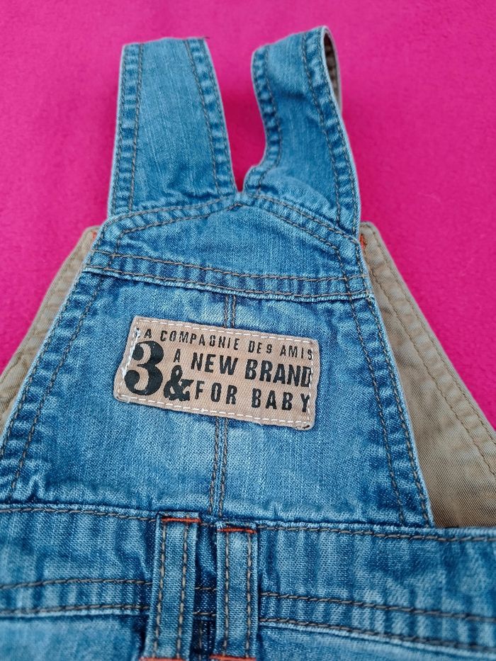 Salopette en jean Tape à l'oeil 9 mois/71 cm - photo numéro 4