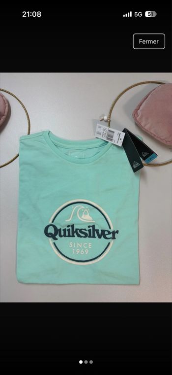 T-shirt garçon - neuf - Quiksilver - taille 14 ans 