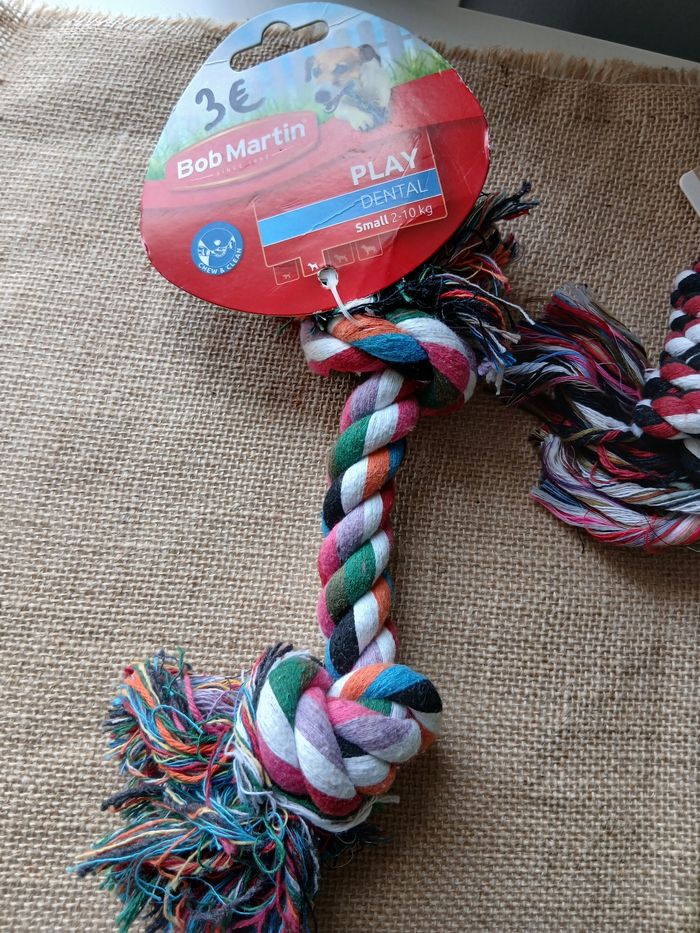 Lot de 3 jouets pour chien 2-10kg - photo numéro 2
