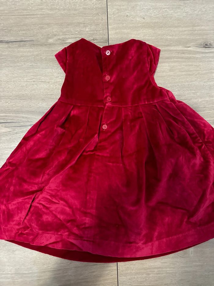 Robe velours bordeaux - photo numéro 2
