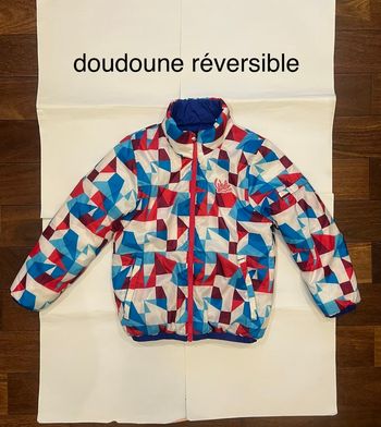 Doudoune réversible unisexe multicolore pour le ski wedze décathlon 10 ans