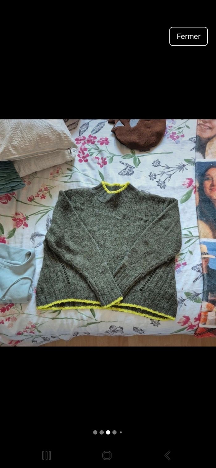 Pull court vert - photo numéro 3