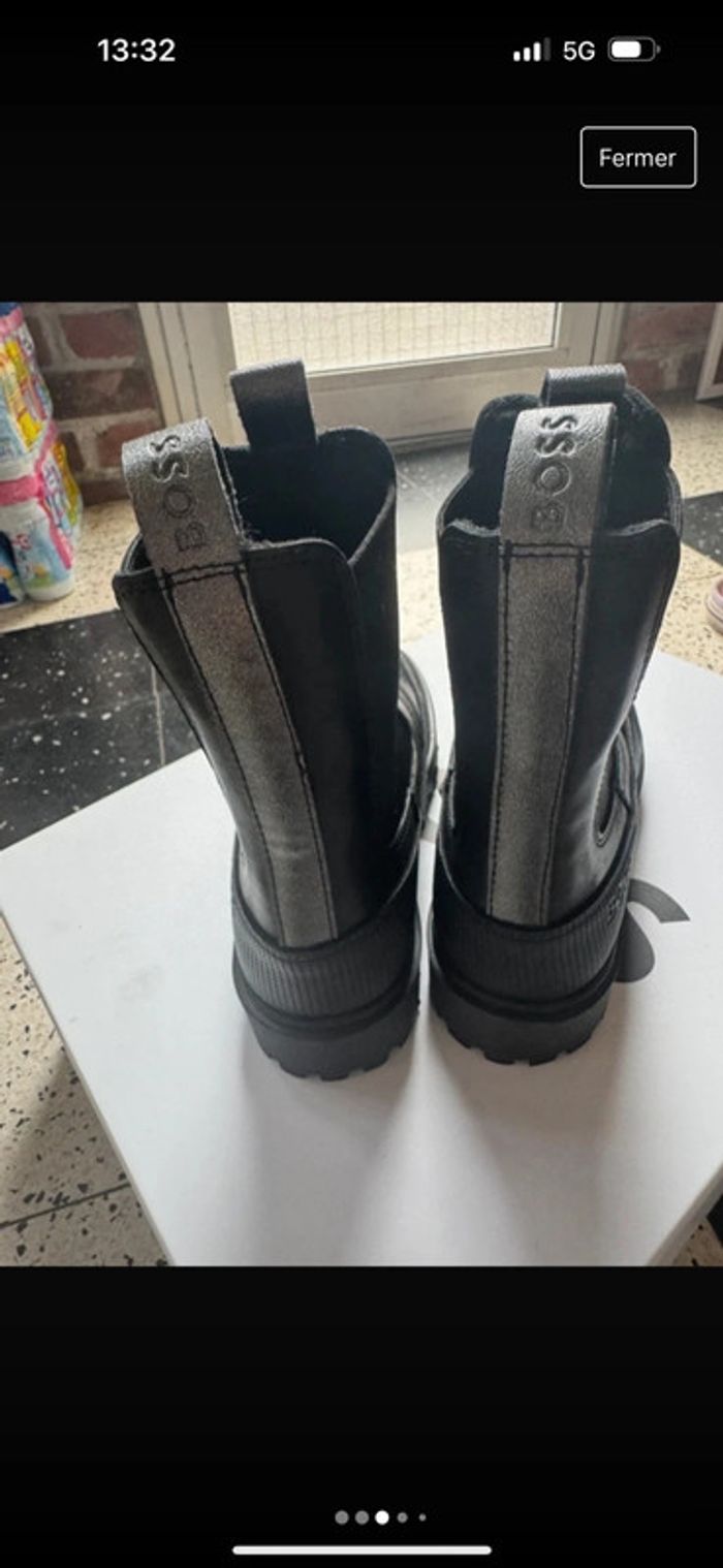 Bottine en cuir Hugo boss - photo numéro 3
