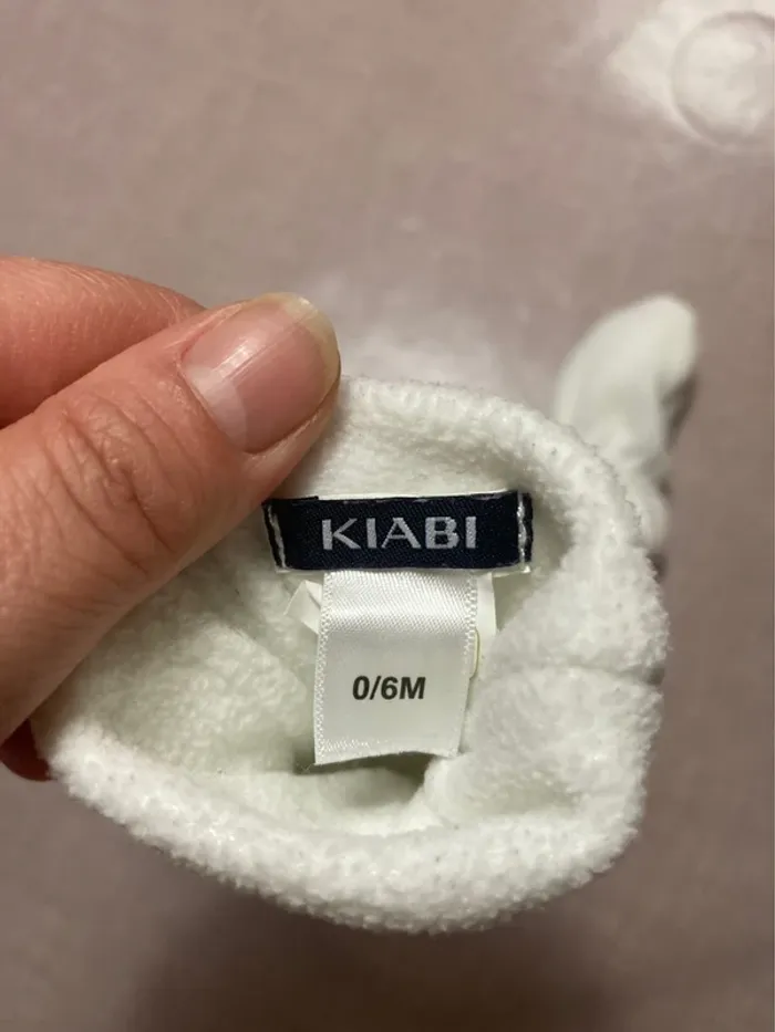 Moufles bébé polaire blanches KIABI – Taille 0/6 mois - photo numéro 2
