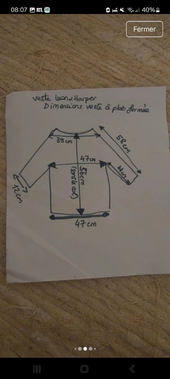 Veste neuve type chinoise Leon & Harper
taille M - photo numéro 3