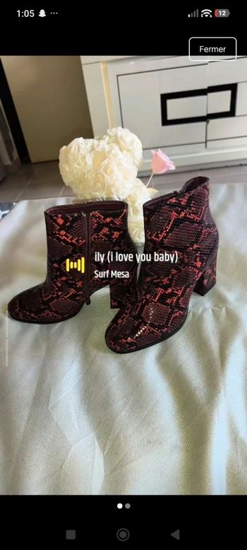 Bottines t37