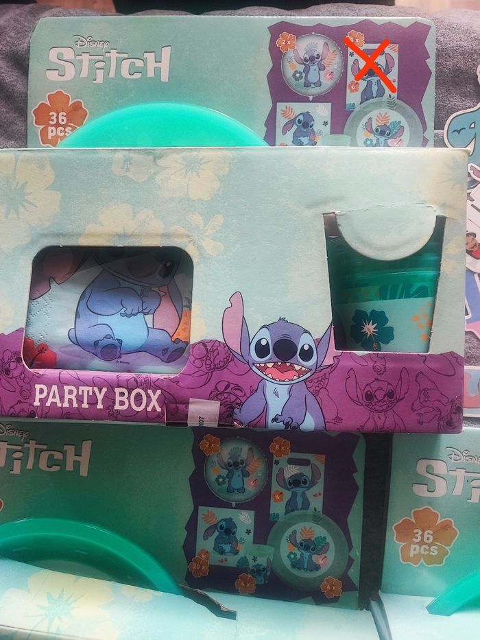 Lots anniversaire stitch - photo numéro 5