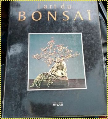 Livre sur l'art du Bonsaï édition Atlas