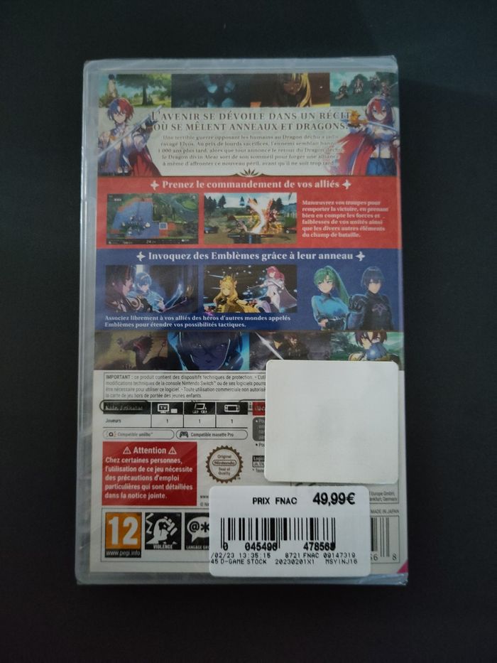Neuf FR Fire emblem engage Switch - photo numéro 2