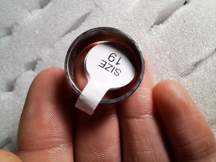 Bague acier inoxydable argentée - photo numéro 2