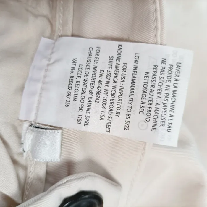 Pantalon beige Essentiel Antwerp - Taille 34 - Coupe droite élégante A589 - photo numéro 11