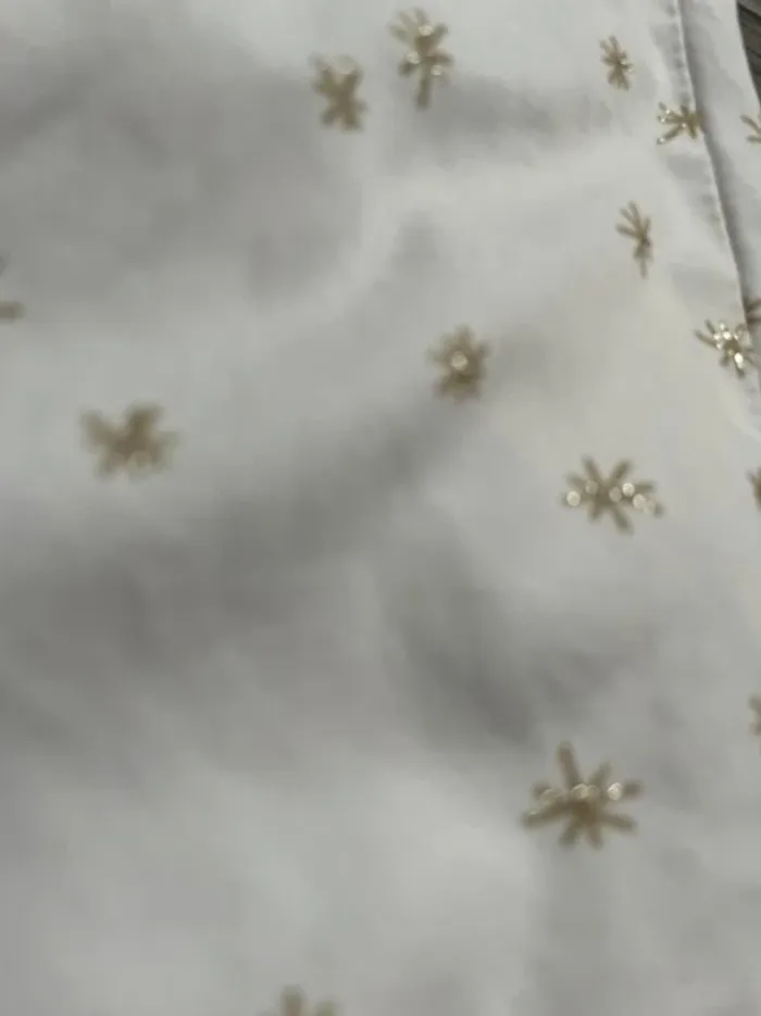 Manteau blanc Etoiles dorées  Kiabi 24 mois  Fille 24 mois #ingridblogmode2ans - photo numéro 4