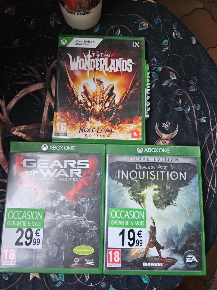 Lot 3 jeux Xbox one