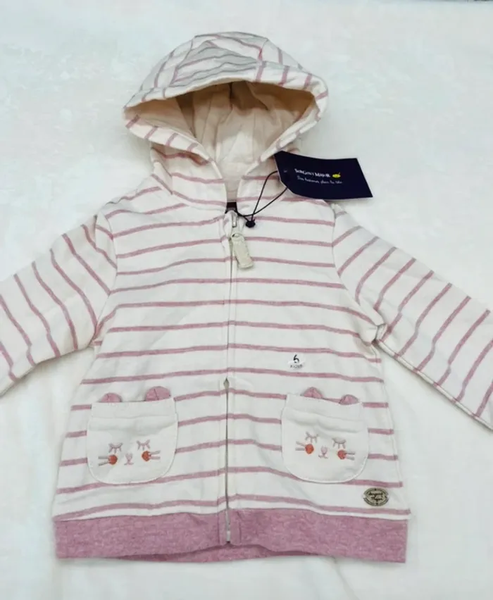 Gilet neuf bébé fille sergent major - photo numéro 2