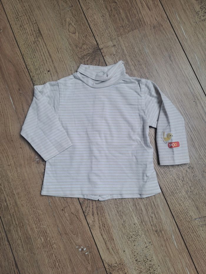 Salopette chaude + polo Winnie l'ourson 9 mois - photo numéro 3