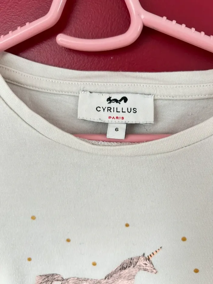 T shirt fille 6 ans cyrillus - photo numéro 3