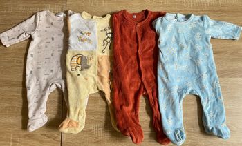 Lot de 4 pyjamas épais mixte