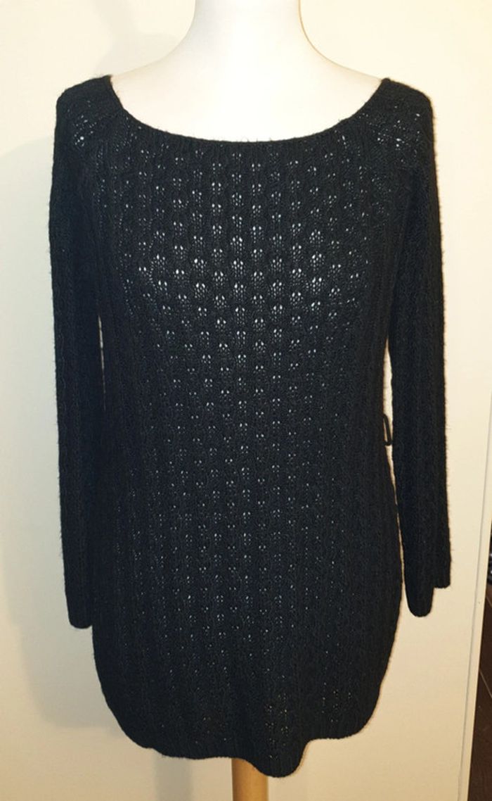 Pull Noir Taille Unique