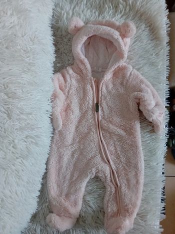 Combinaison ours rose 1/3mois H&M 🌸🩷