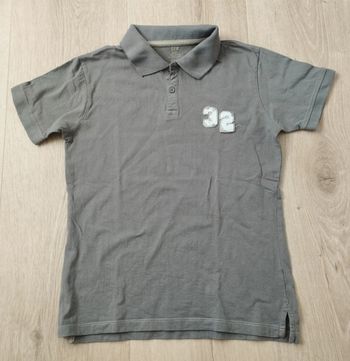 Polo manches courtes garçon gris taille 12 CFK
