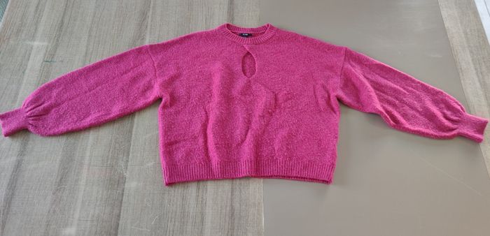 Pull rose à manches longues femme taille L – Kiabi – très bon état - photo numéro 3