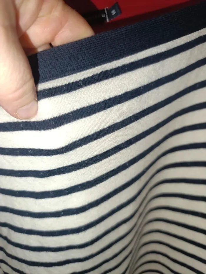 *Dernier prix* Sublime sweat léger manches 3/4 petit bateau taille M - photo numéro 8