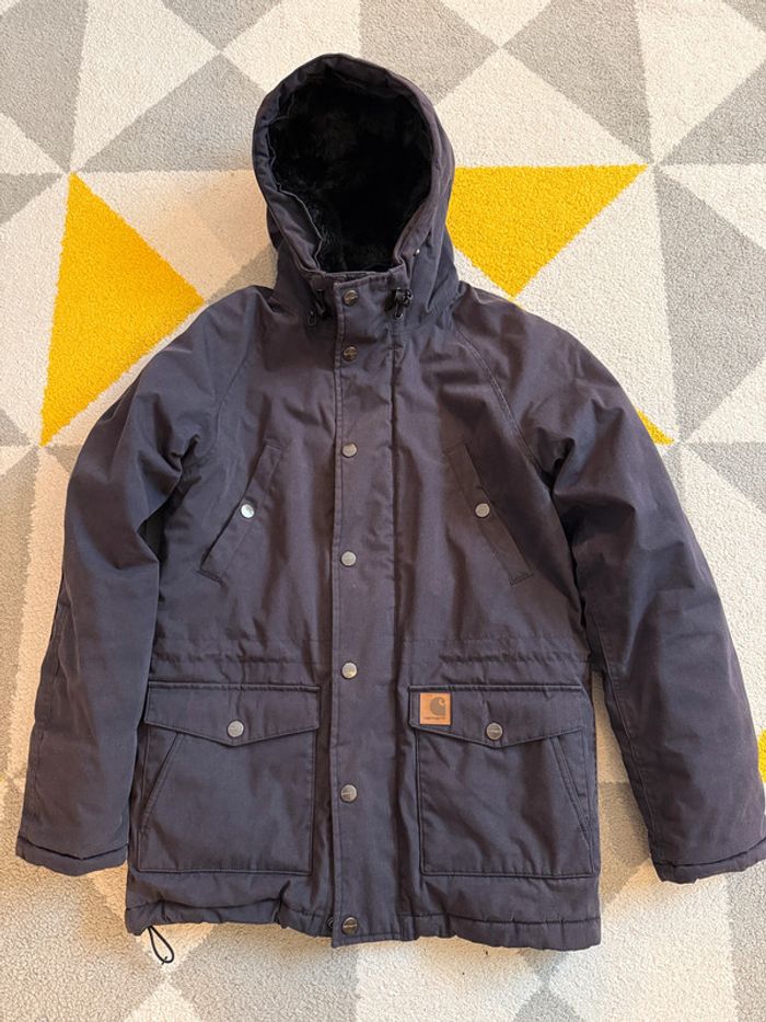 Parka Carhartt couleur bleu marine Taille S