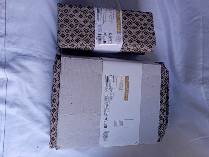 Parure housse de couette+drap housse king seize neuf - photo numéro 2