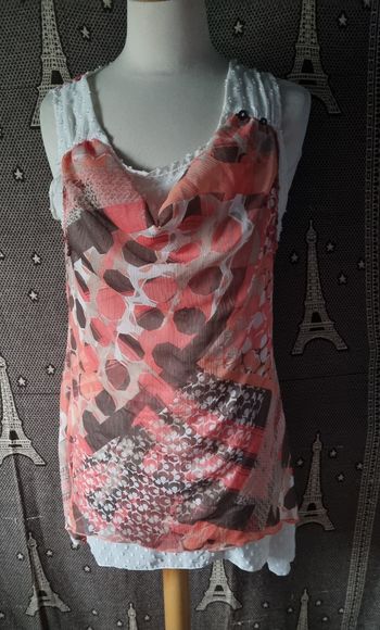 Tunique à motifs taille 40