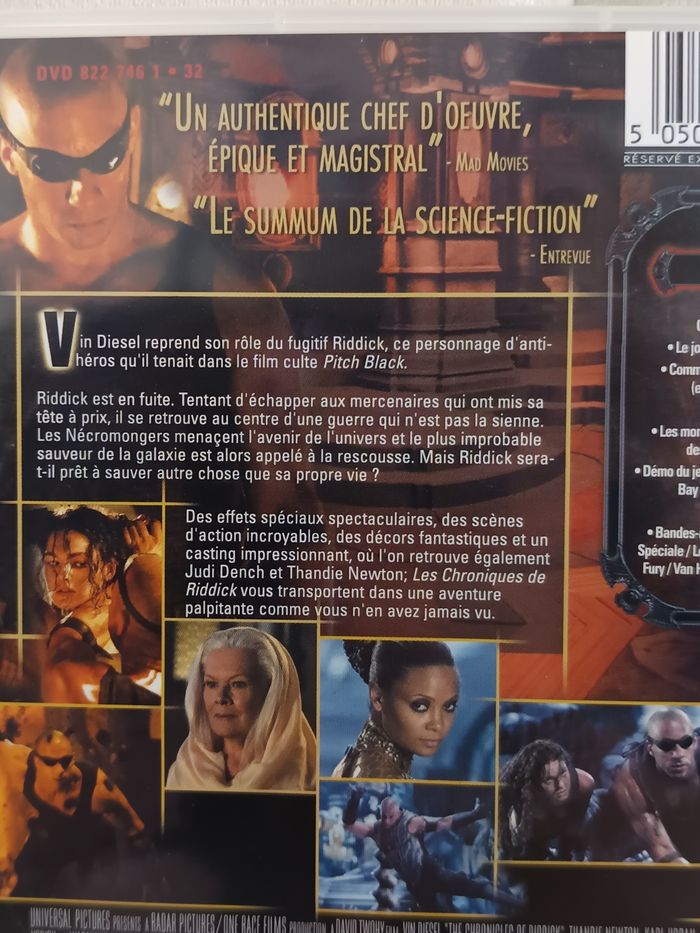 Dvd " Riddick " - photo numéro 3