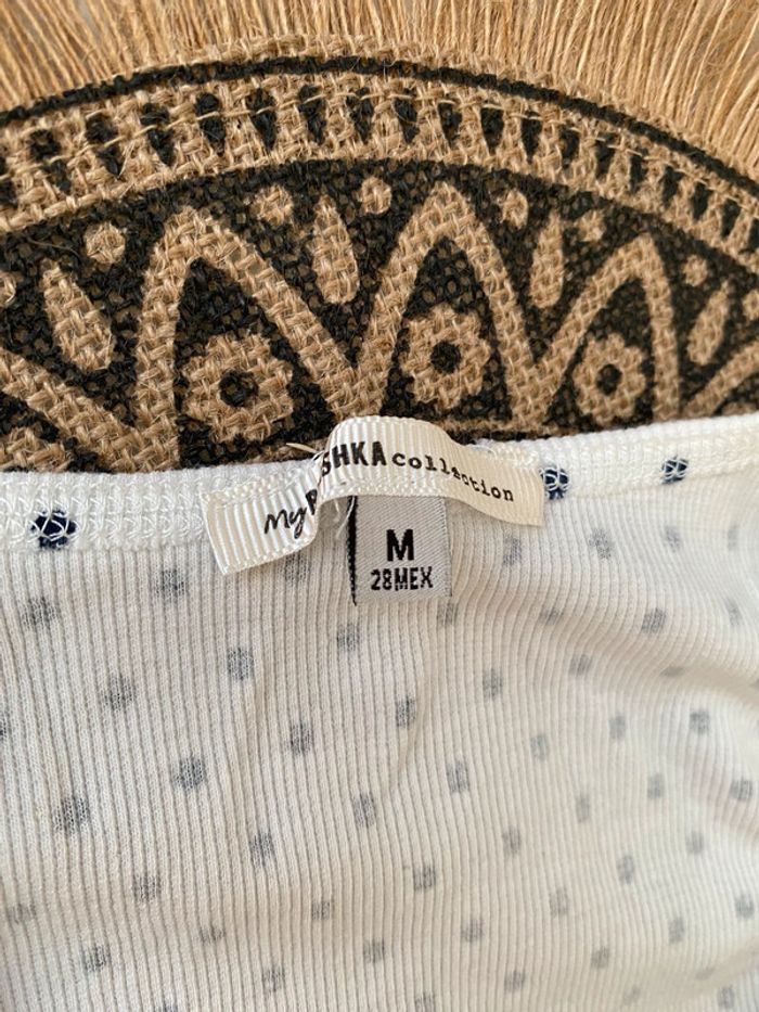 Débardeur à pois noeud Bershka - photo numéro 4