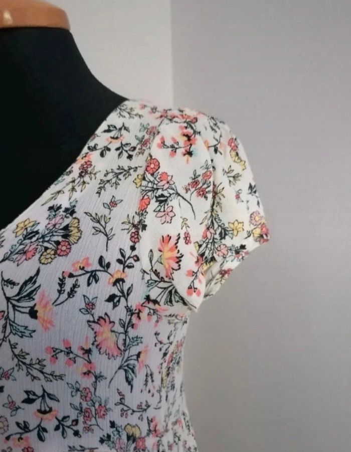 Robe de plage boutonnée crème Jennyfer taille 36 - photo numéro 11