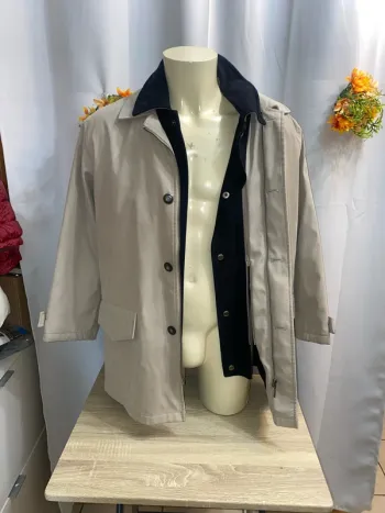 Veste trench doublée polaire marron claire Koor’s & Son taille XL = 46 - n16p