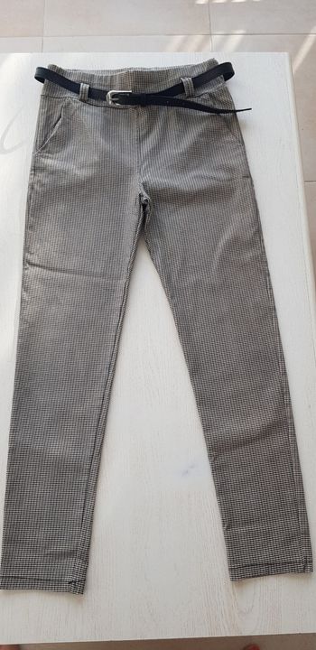 Pantalon Slim à petits carreaux