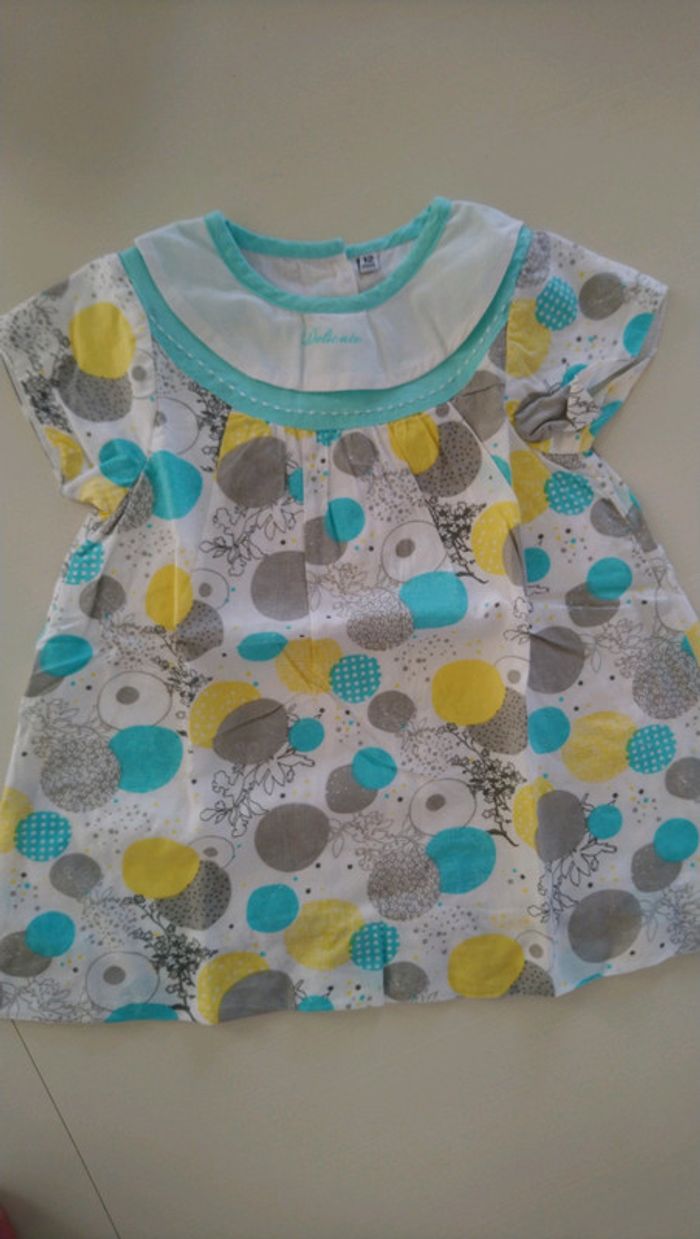 Robe manches courtes