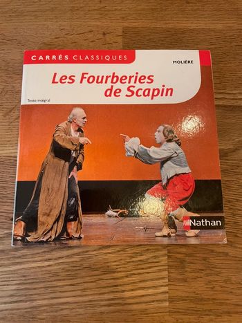 Livre Nathan Carrés Classiques Les fourberies de Scapin de Molière