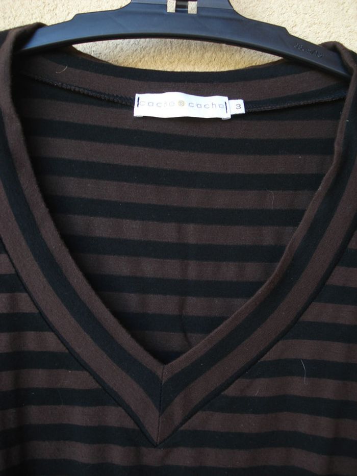 T-shirt Cache-Cache - Taille L - photo numéro 3
