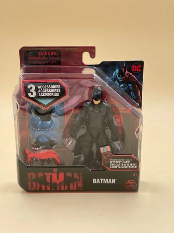 Figurine Dc Comics The Batman + accessoires 12 cm Spin Master neuf